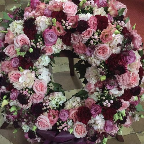 Beerdigung Blumenkranz